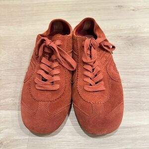 Jeffery Campbell Aleta Sneaker Rusty Red Suede